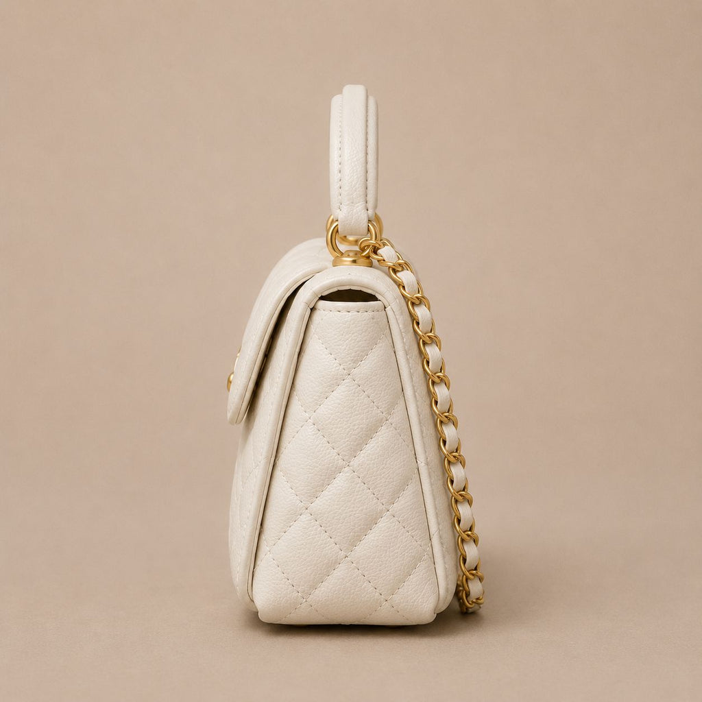 Chanel Mini Kelly (White)