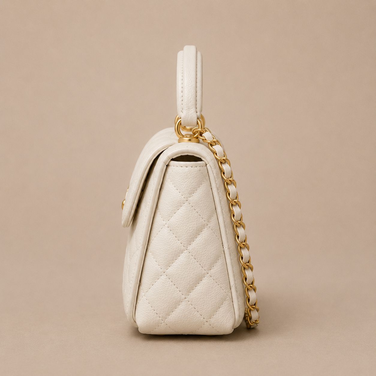 Chanel Mini Kelly (White)