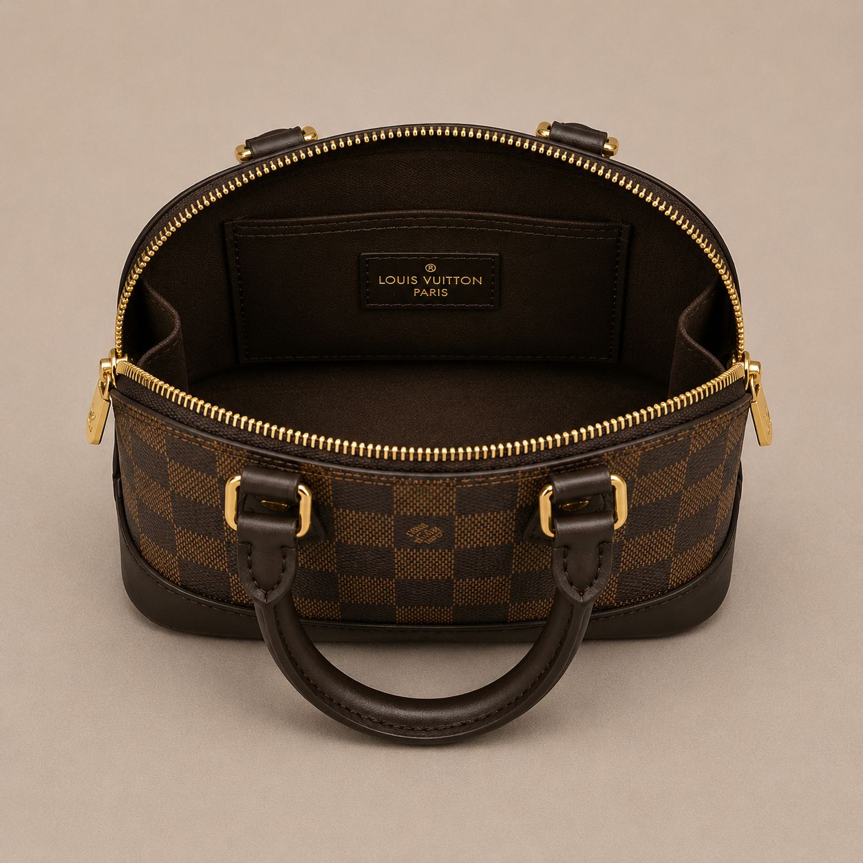 Louis Vuitton Damier Alma BB (Brown)