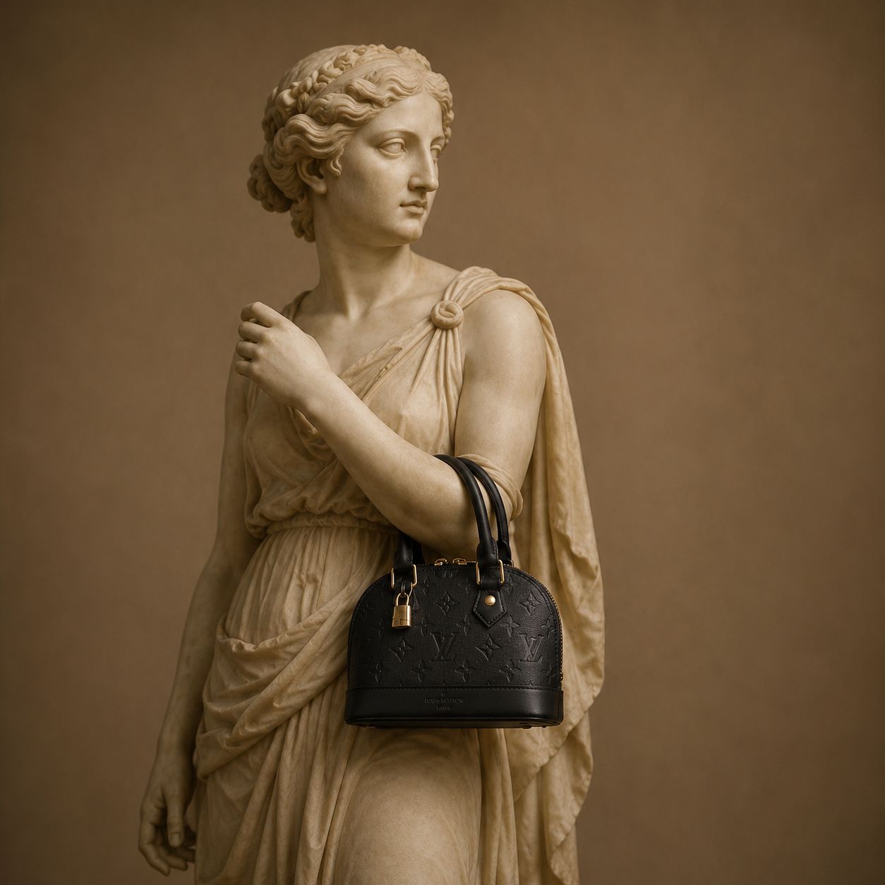 Louis Vuitto Alma BB (Black)