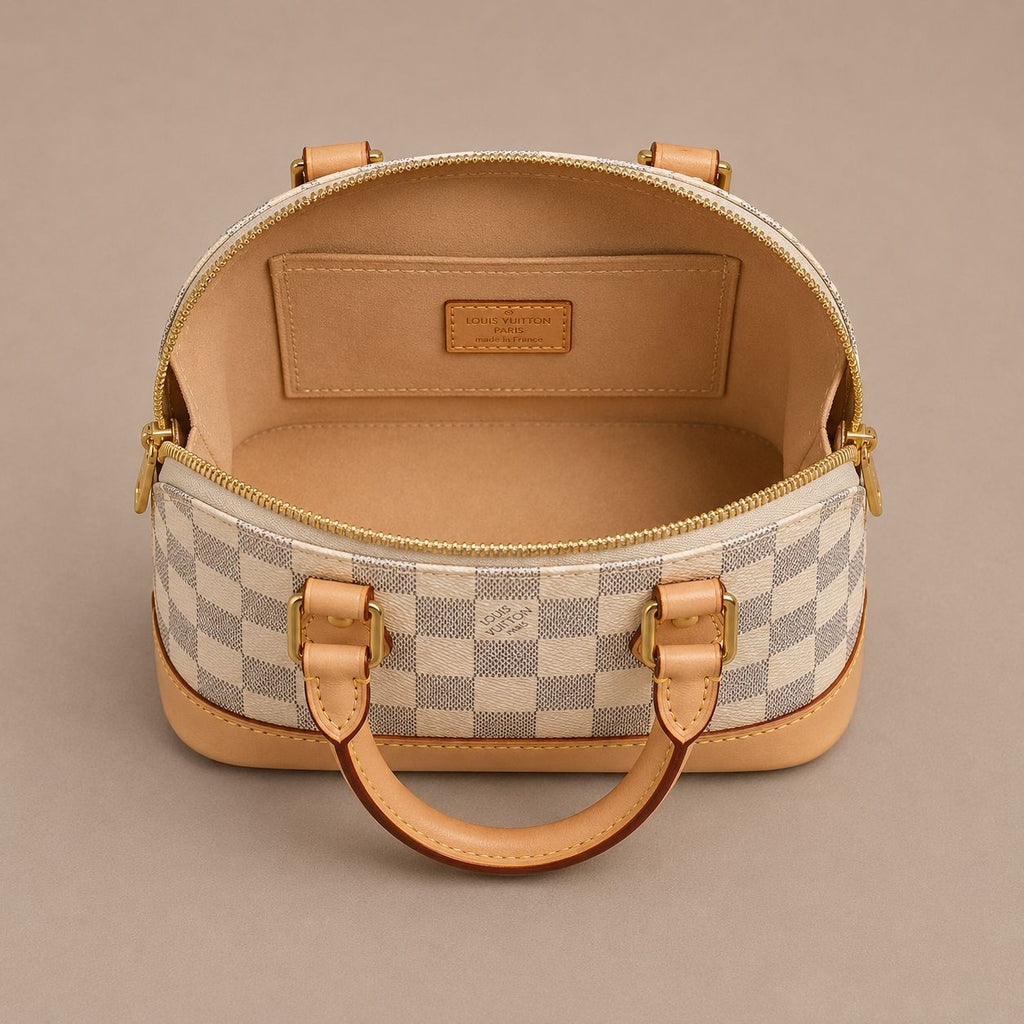Louis Vuitton Damier Alma BB (White)