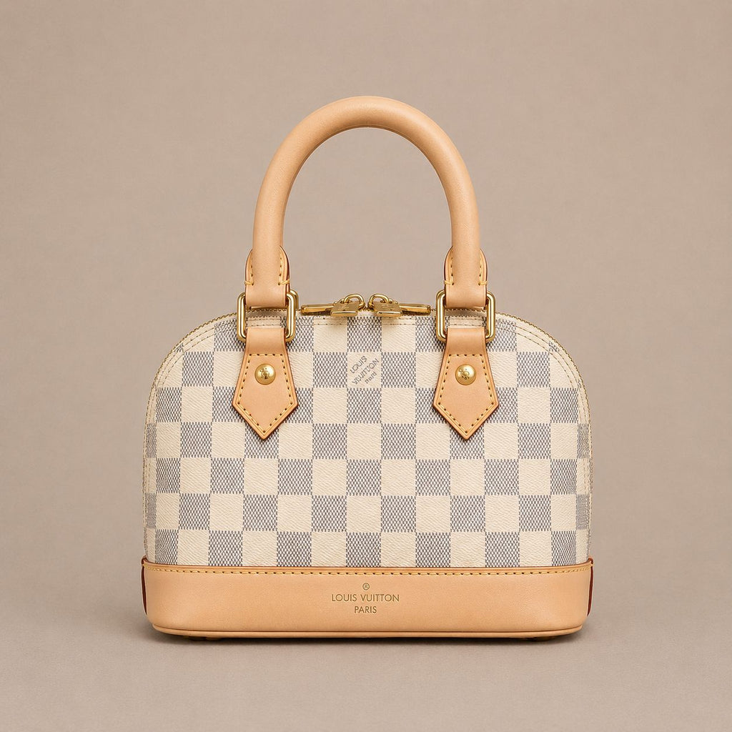 Louis Vuitton Damier Alma BB (White)