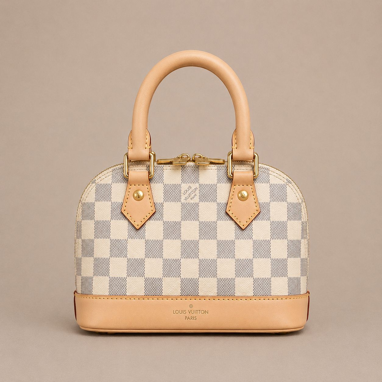 Louis Vuitton Damier Alma BB (White)