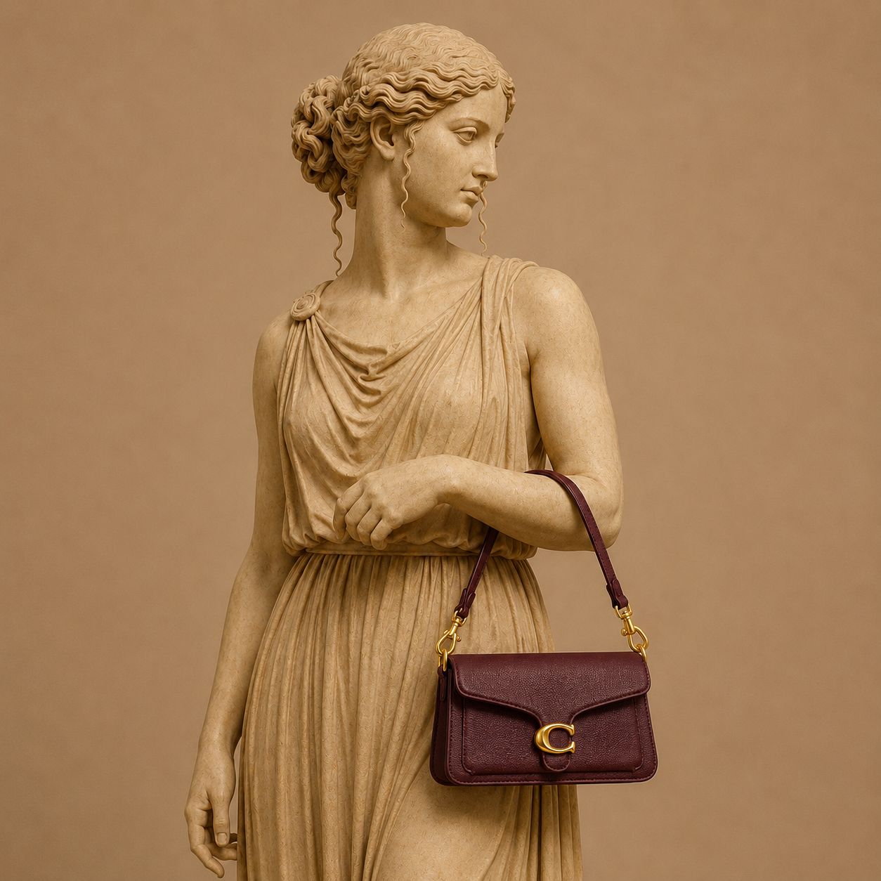 Coach Tabby (Claret Red)