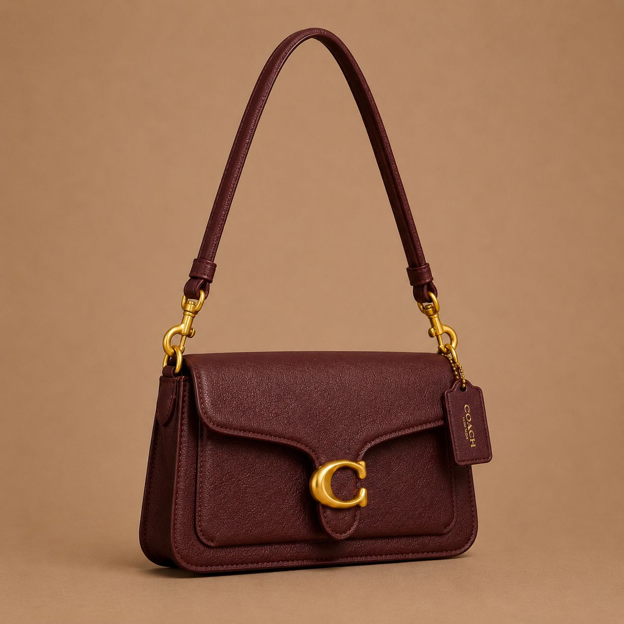 Coach Tabby (Claret Red)